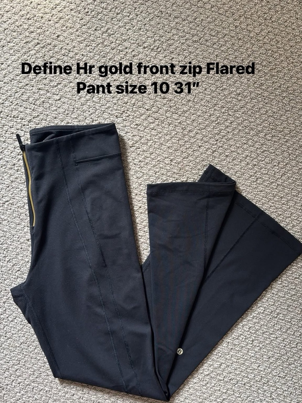 Lululemon define flared pants